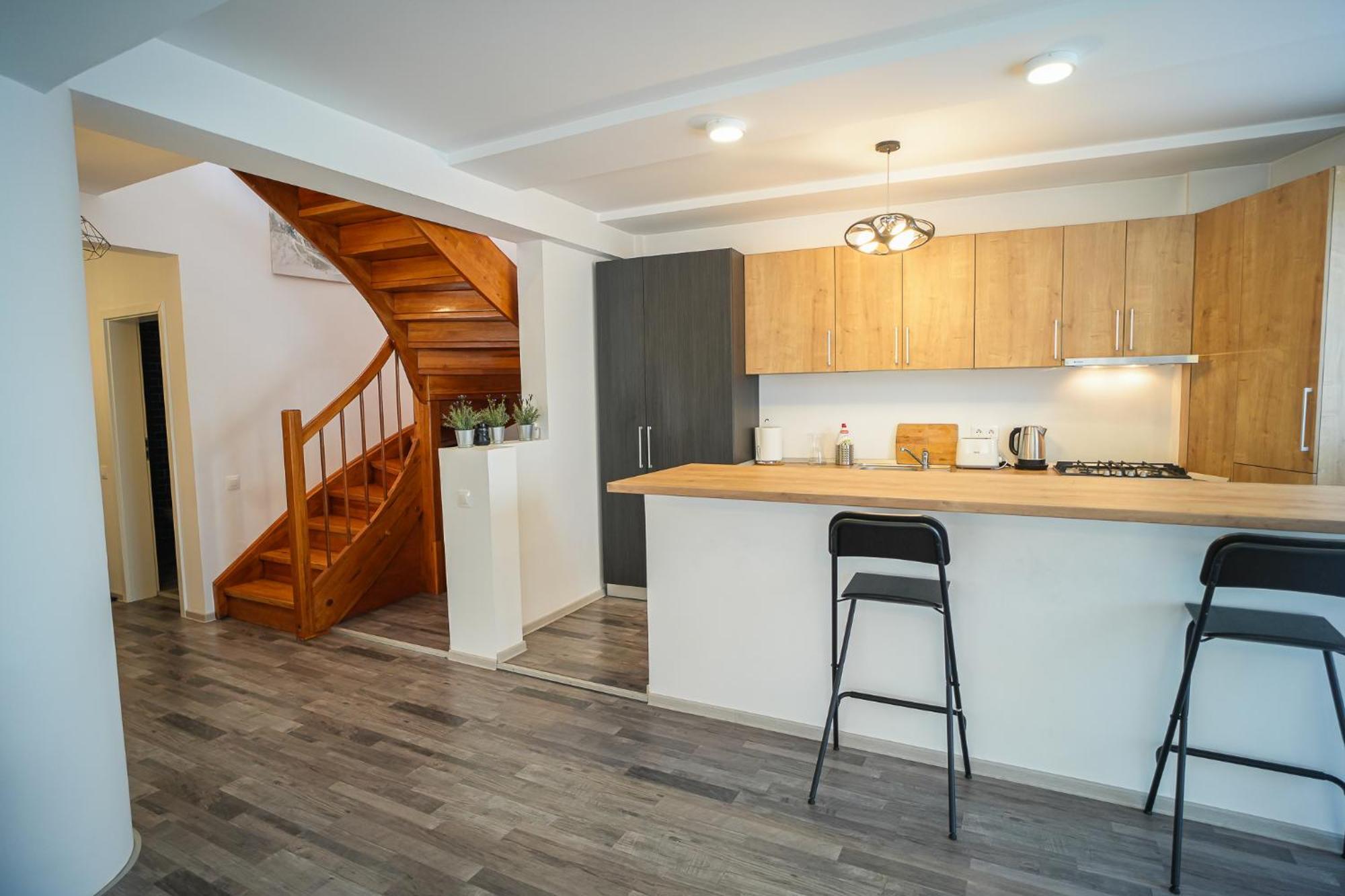 Penthouse With Huge Rooftop Terrace & City View بوخارست المظهر الخارجي الصورة